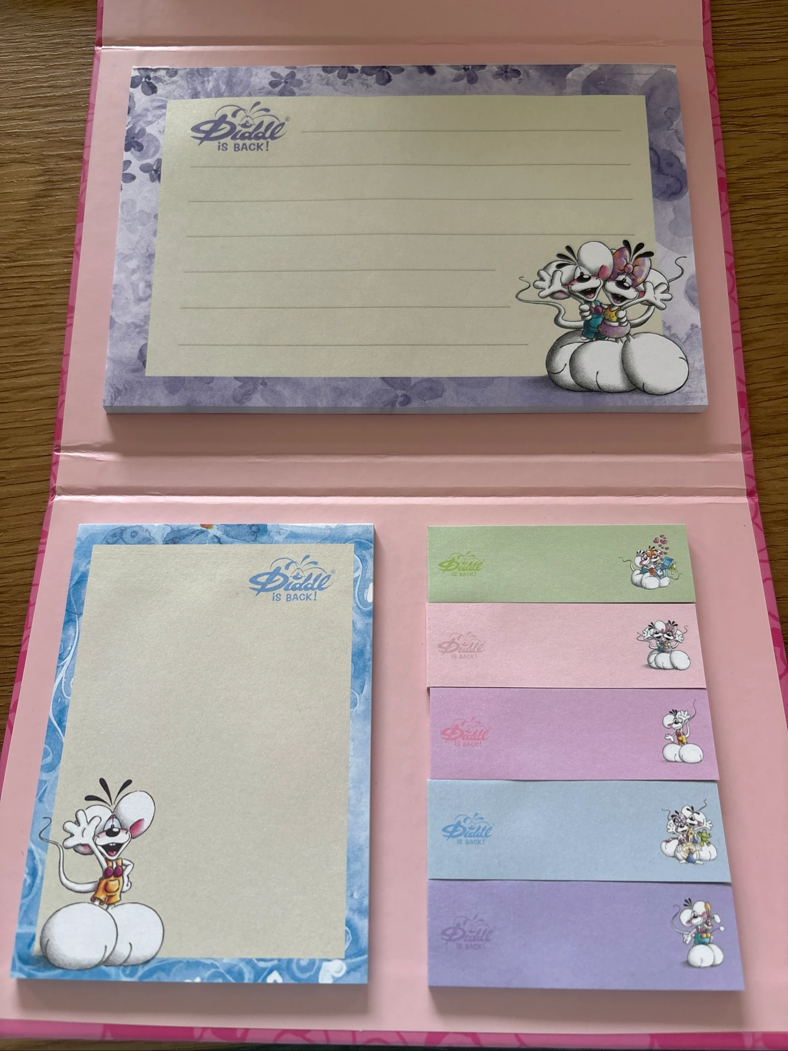 Diddl is back 12x sticky notes